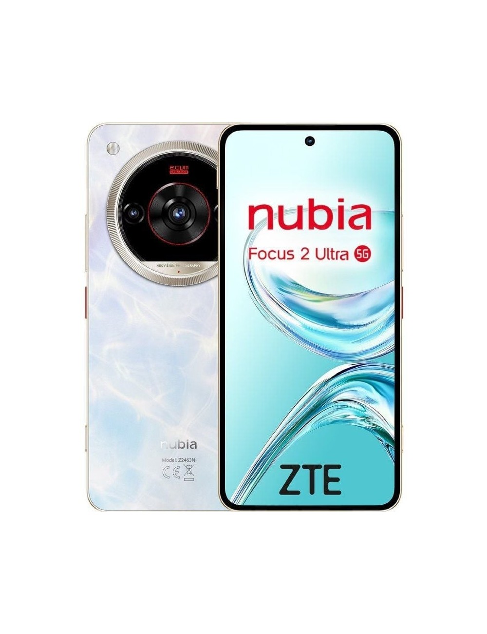 Smartphone ZTE Nubia Focus 2 Ultra 8GB/ 512GB/ 6.8'/ 5G/ Blanco