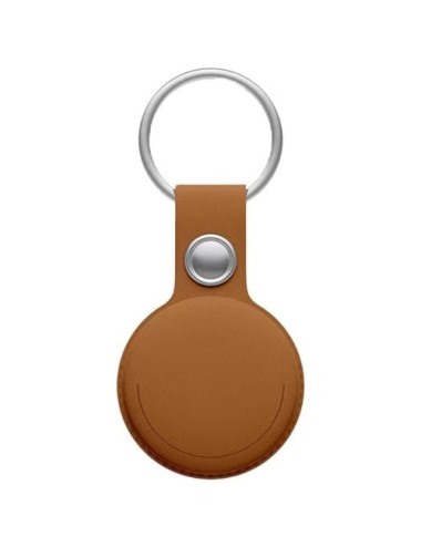 Localizador Leotec EasyTag Dual/ Negro/ Incluye Llavero Marrón