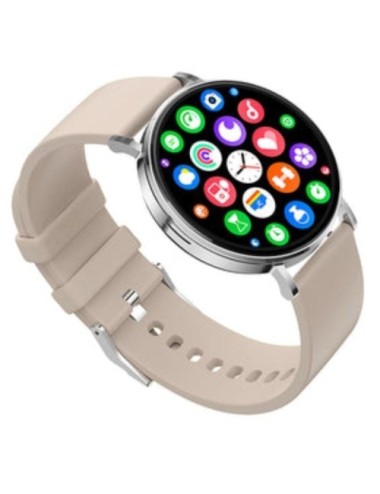 Smartwatch SPC Smartee Duo Velvet 9656B/ Notificaciones/ Frecuencia Cardíaca/ Blanco