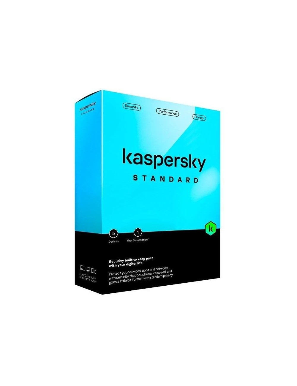 Antivirus Kaspersky Standard/ 5 Dispositivos/ 1 Año