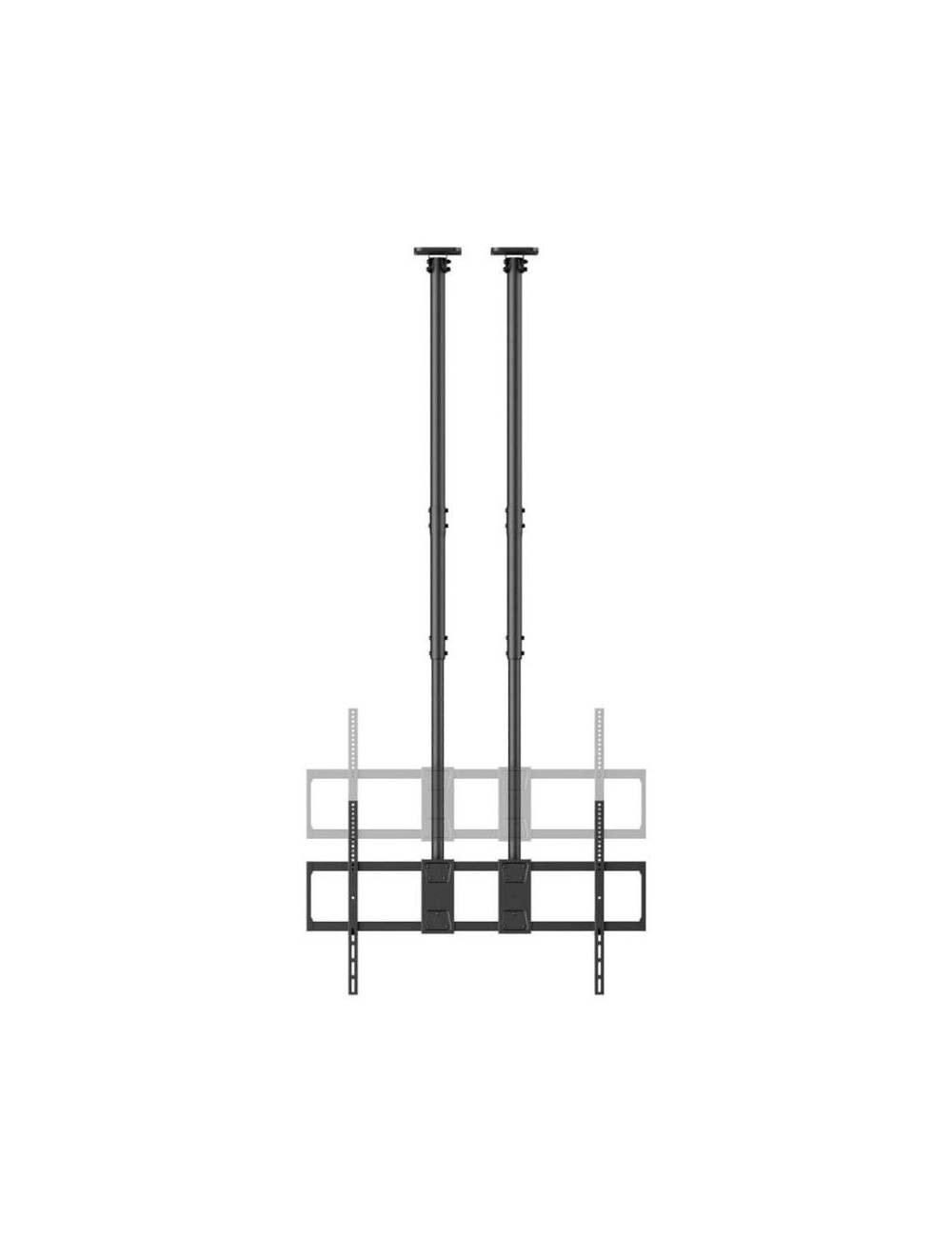 Soporte de Techo Inclinable/ Giratorio/ Nivelable Aisens CT120TLE-395 para TV de 60-120'/ hasta 120kg