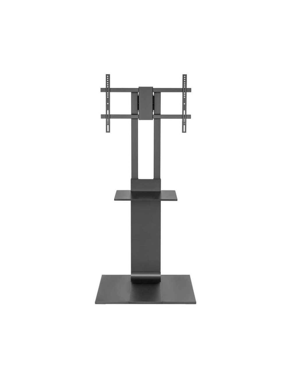 Soporte de Suelo Inclinable/ Giratorio con Bandeja DVD Aisens FT86TSE-399 para TV de 37-86'/ hasta 50kg