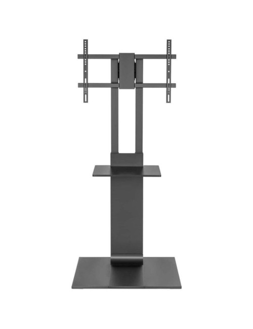 Soporte de Suelo Inclinable/ Giratorio con Bandeja DVD Aisens FT86TSE-399 para TV de 37-86'/ hasta 50kg
