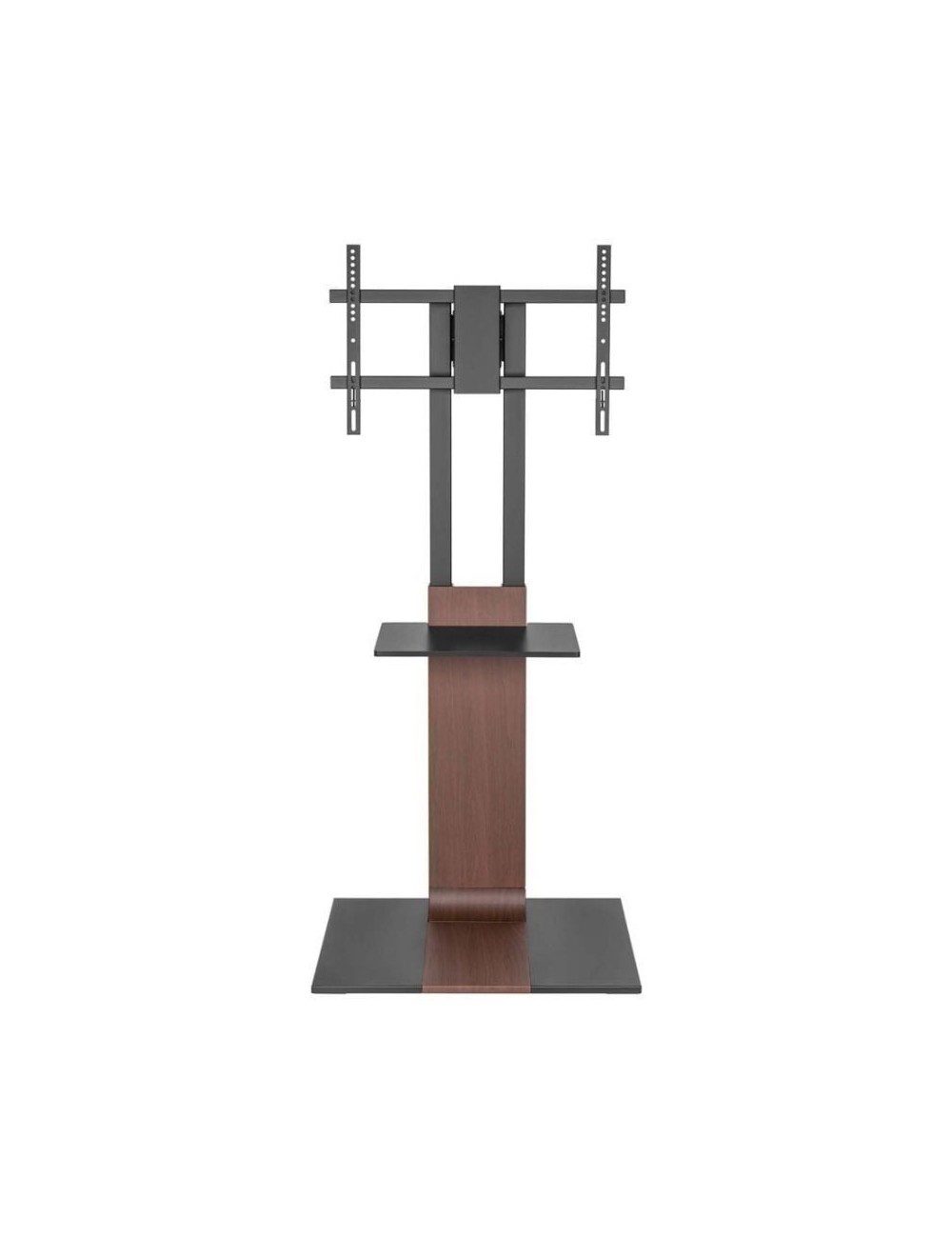 Soporte de Suelo Inclinable/ Giratorio con Bandeja DVD Aisens FT86TSE-401 para TV de 37-86'/ hasta 50kg