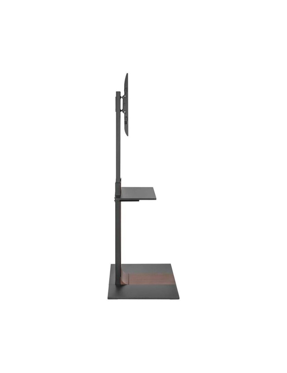 Soporte de Suelo Inclinable/ Giratorio con Bandeja DVD Aisens FT86TSE-401 para TV de 37-86'/ hasta 50kg