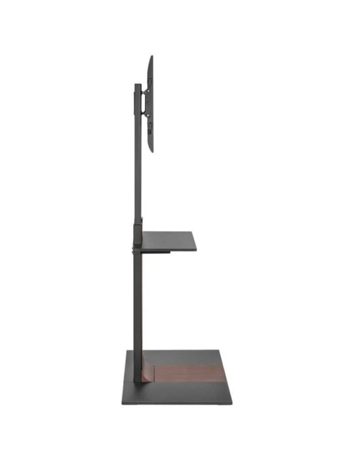Soporte de Suelo Inclinable/ Giratorio con Bandeja DVD Aisens FT86TSE-401 para TV de 37-86'/ hasta 50kg