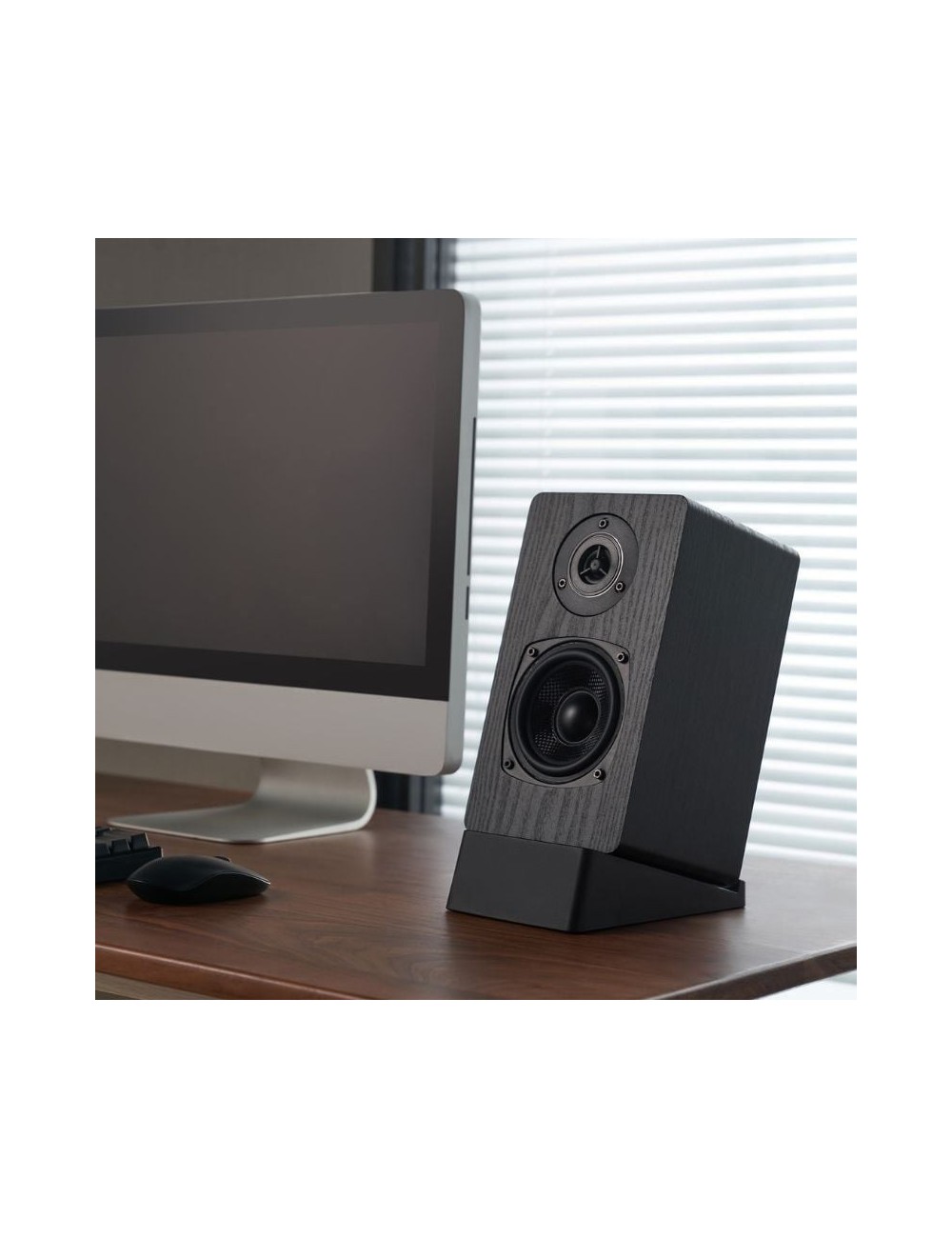 Soporte de Sobremesa Inclinable Aisens SPK07U-425 para Altavoces/ hasta 10kg