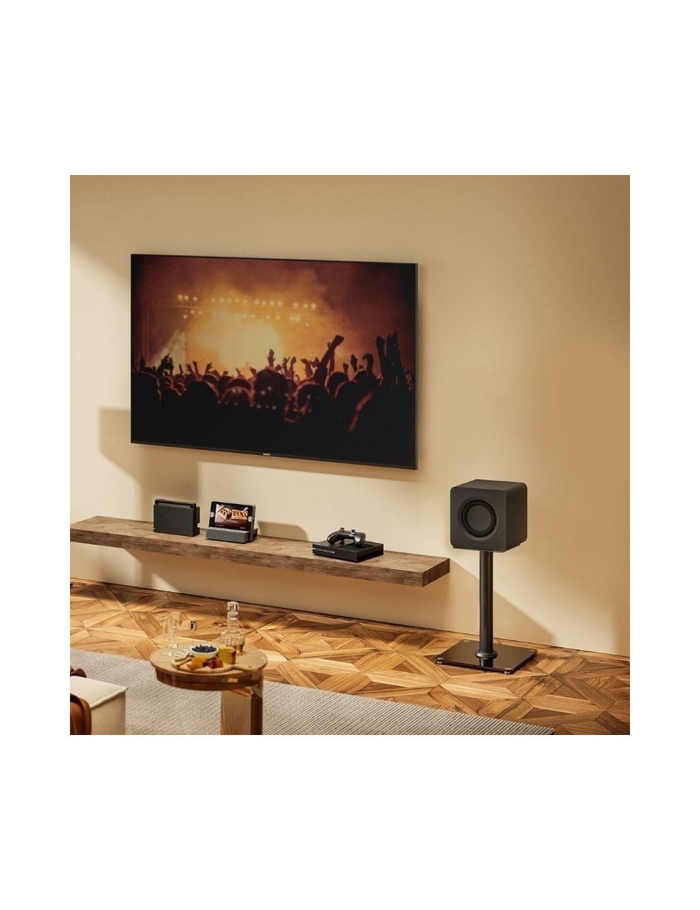 Soporte de Suelo Aisens SPK10U-431 para Altavoces/ hasta 25kg