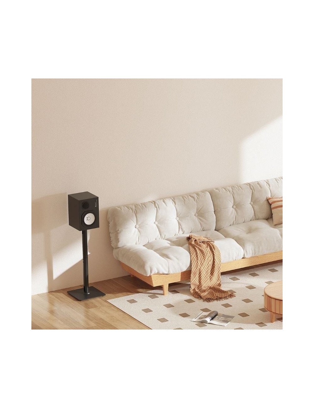 Soporte de Suelo Aisens SPK11U-433 para Altavoces/ hasta 25kg