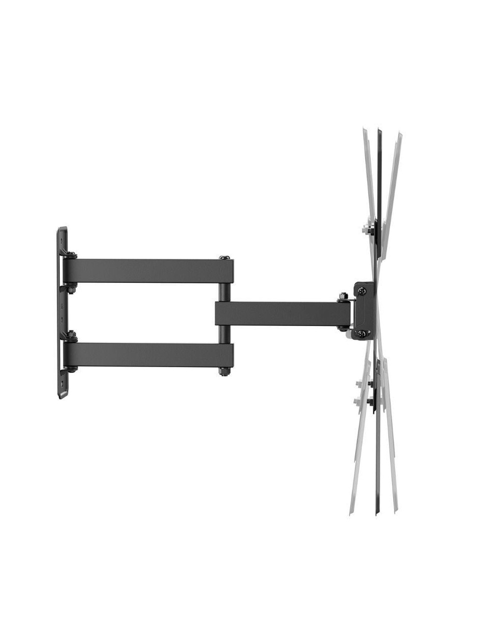 Soporte de Pared Inclinable/ Giratorio Aisens WT65TSE-417 para TV de 23-65'/ hasta 30kg
