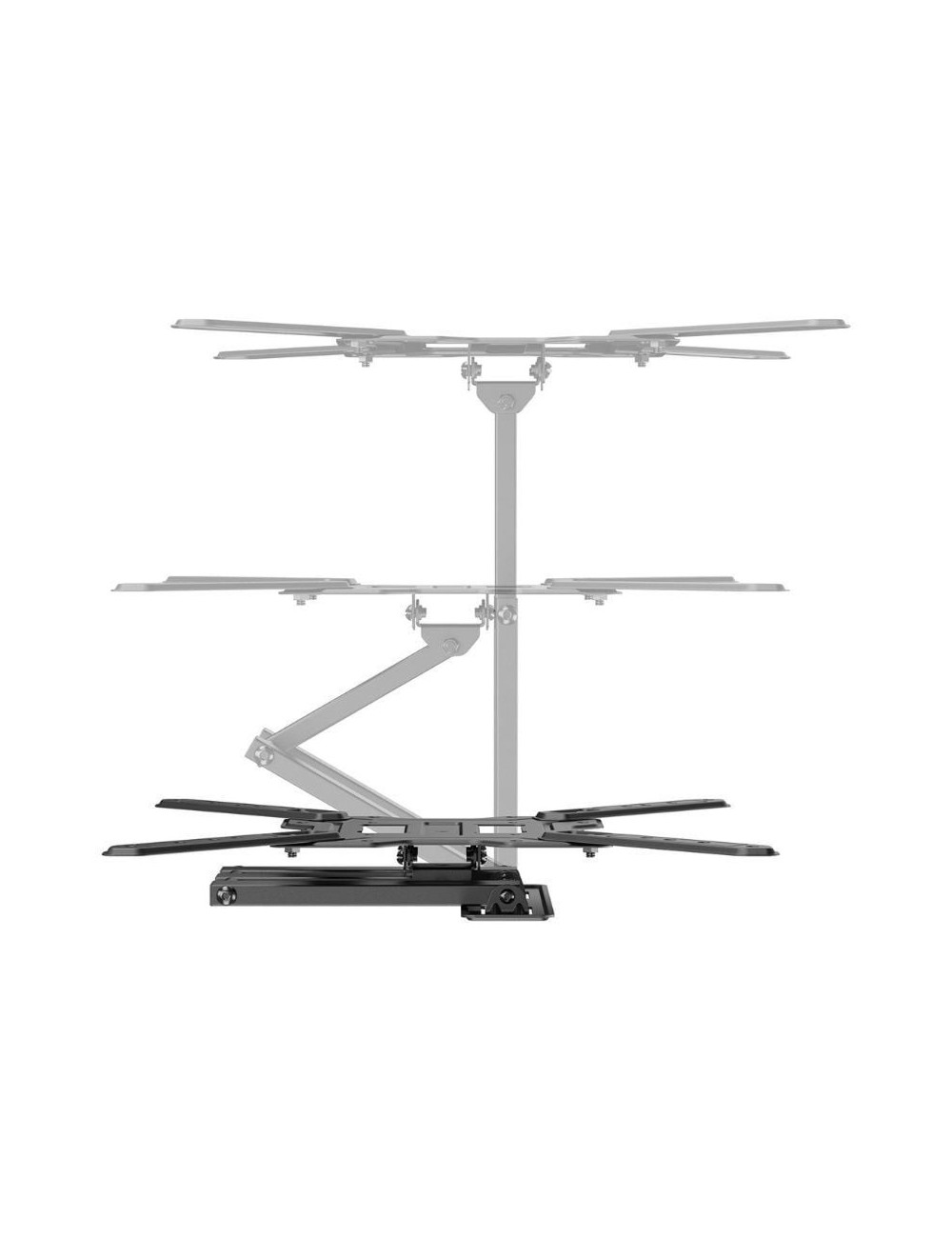 Soporte de Pared Inclinable/ Giratorio Aisens WT65TSE-417 para TV de 23-65'/ hasta 30kg