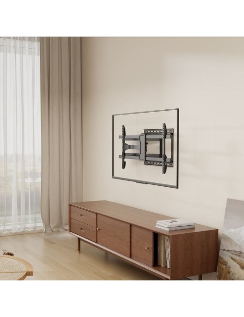 Soporte de Pared Inclinable/ Giratorio/ Nivelable Aisens WT80TSLE-419 para TV de 43-80'/ hasta 50kg