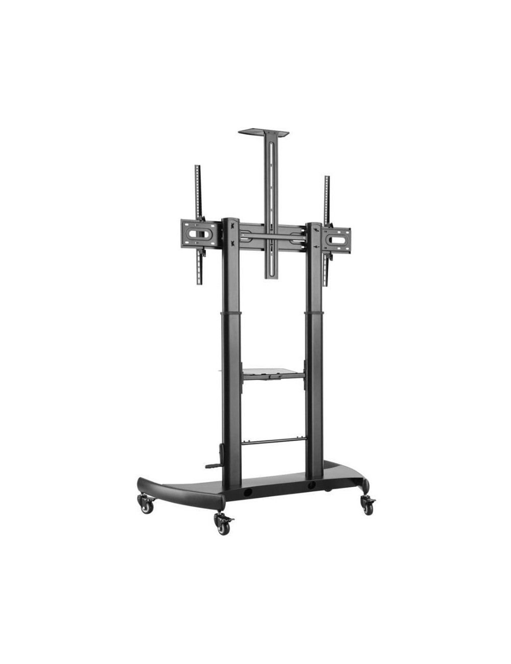 Soporte de Suelo Inclinable con Ruedas y Manivela Aisens FT100TE-123 para TV 60-100'/ hasta 100kg
