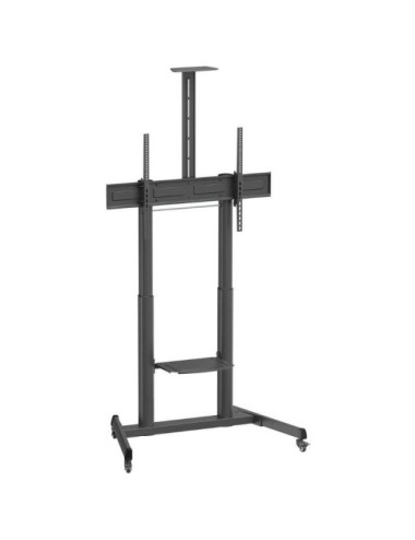 Soporte de Suelo Inclinable con Ruedas y Manivela Aisens FT100TE-403 para TV 60-100'/ hasta 100kg