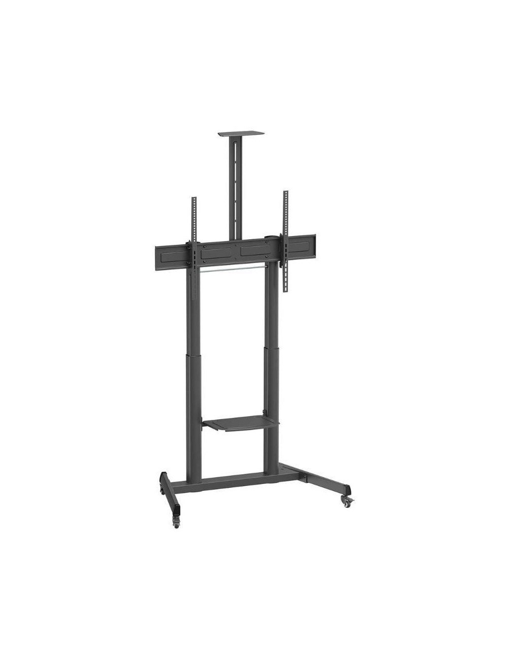 Soporte de Suelo Inclinable con Ruedas y Manivela Aisens FT100TE-403 para TV 60-100'/ hasta 100kg