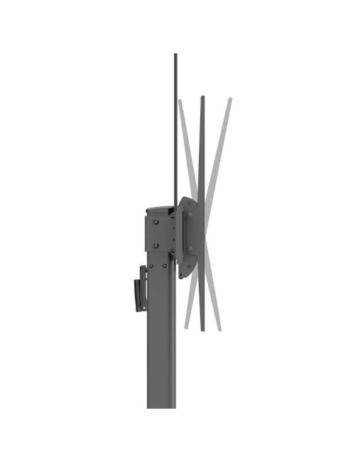 Soporte de Suelo Inclinable con Ruedas y Manivela Aisens FT100TE-403 para TV 60-100'/ hasta 100kg