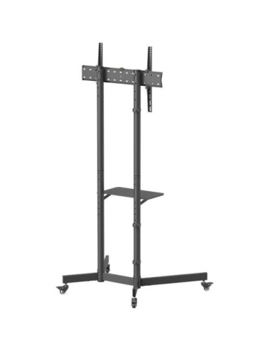 Soporte de Suelo Inclinable con Ruedas Aisens FT70TE-333 para TV 37'-70'/ hasta 45kg