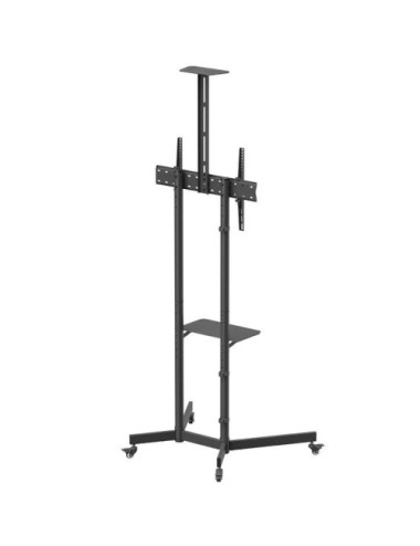 Soporte de Suelo Inclinable con Ruedas/ Soporte de Cámara Aisens FT70TE-335 para TV 37'-70'/ hasta 45kg