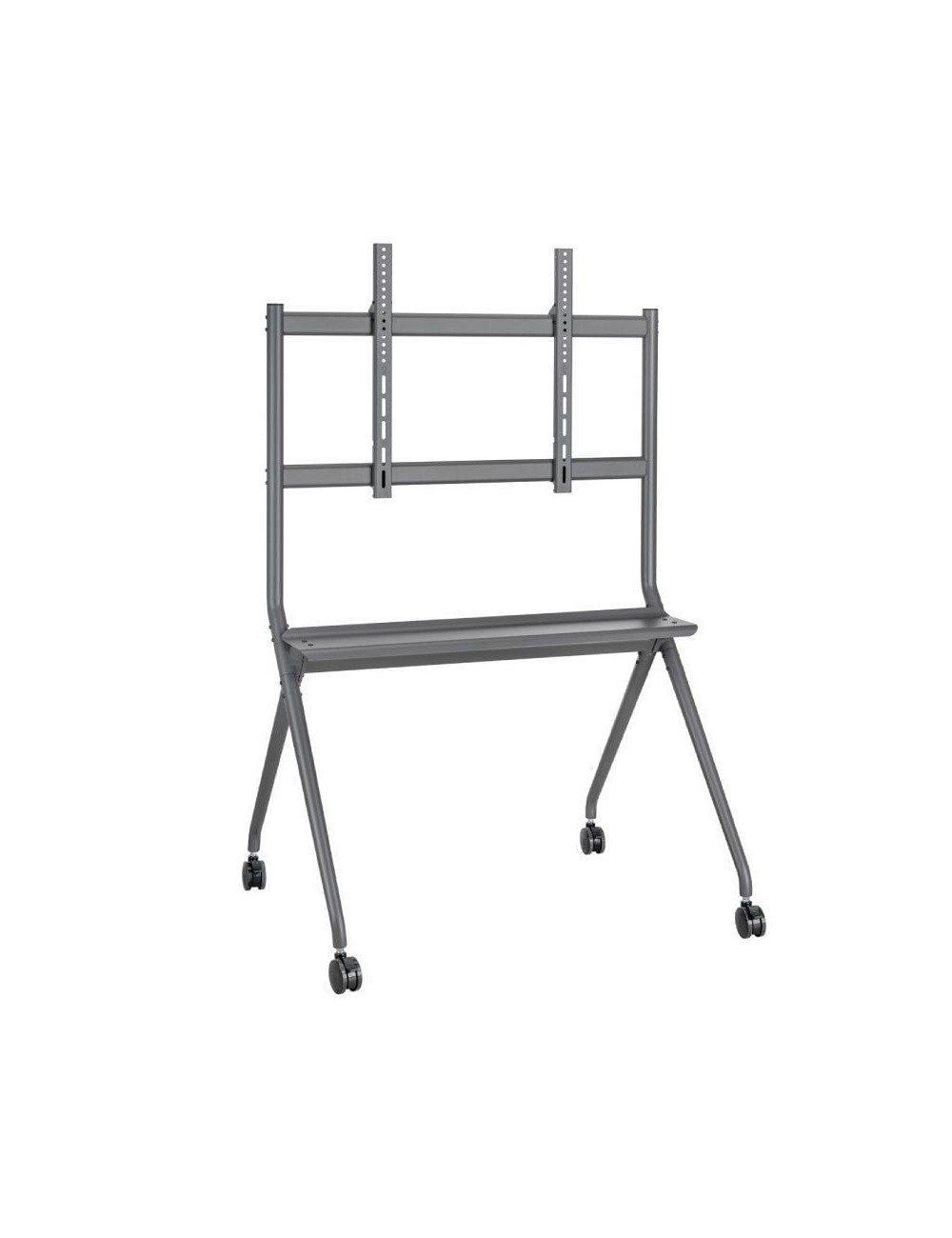 Soporte de Suelo con Ruedas Aisens FT86FE-143 para TV o Pantalla Interactiva 50'-86'/ hasta 120kg