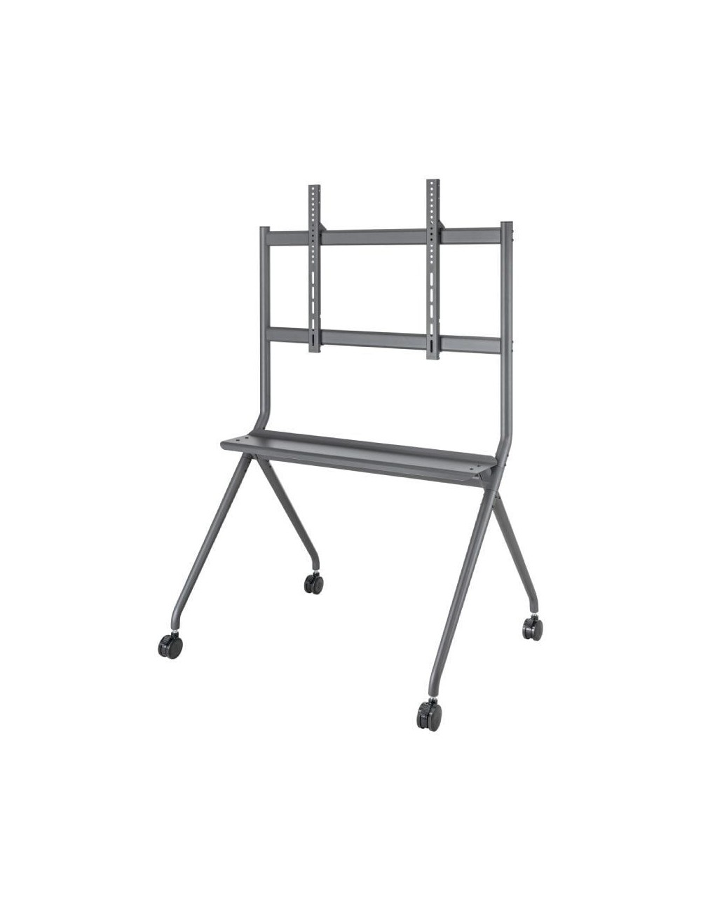 Soporte de Suelo con Ruedas Aisens FT86FE-143 para TV o Pantalla Interactiva 50'-86'/ hasta 120kg