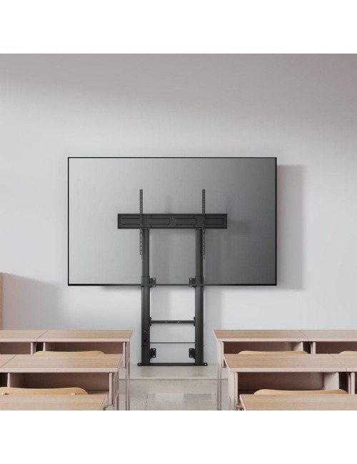 Soporte de Suelo Giratorio/ Inclinable/ Nivelable Aisens FWF100E-351 para TV de 60-100'/ hasta 120kg