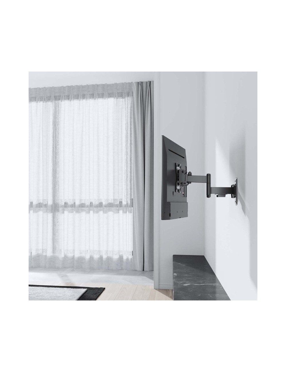 Soporte de Pared Giratorio/ Inclinable/ Nivelable Aisens WT32TSR-381 para Monitores y TV de 13-32'/ hasta 20kg