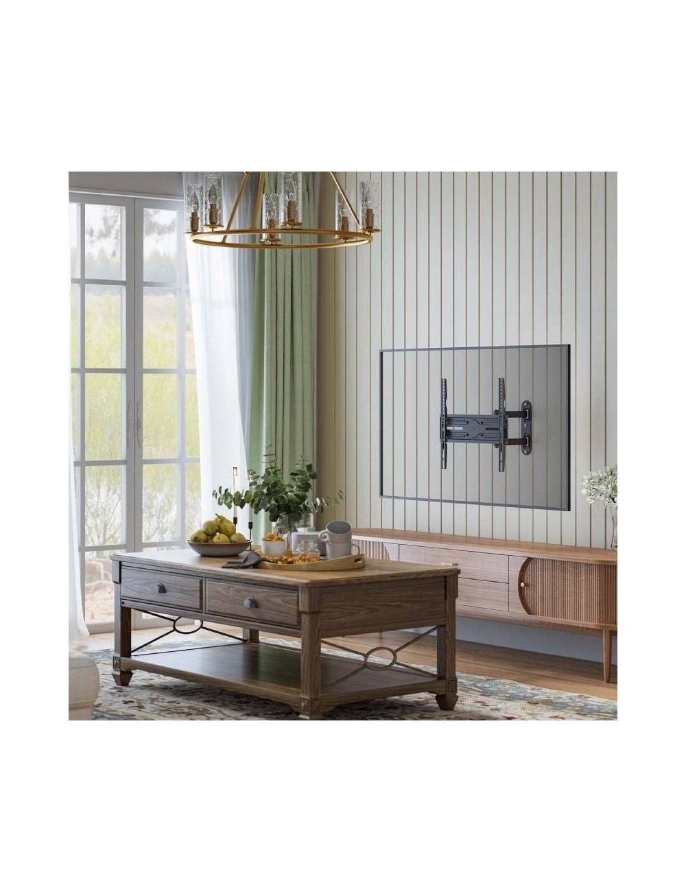 Soporte de Pared Giratorio/ Inclinable/ Nivelable Aisens WT65TSLE-321 para TV de 32-65'/ hasta 35kg