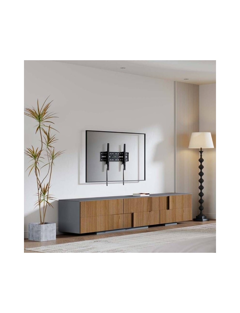 Soporte de Pared Inclinable Aisens WT86T-315 para TV de 37-86'/ hasta 75kg