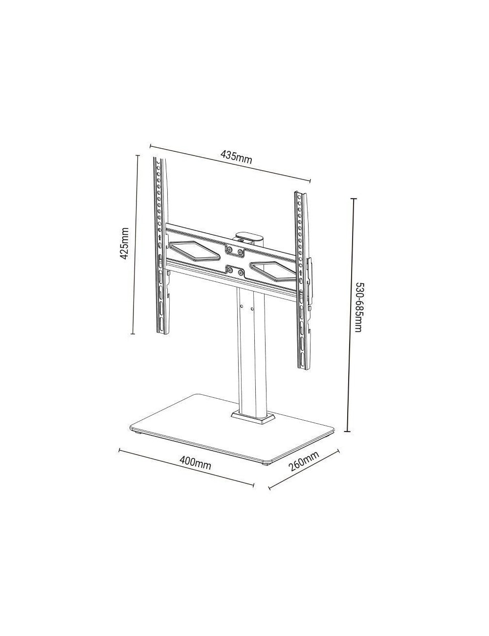 Soporte de Mesa TM Electrón TMSLC419 para TV de 32-50'/ hasta 30kg