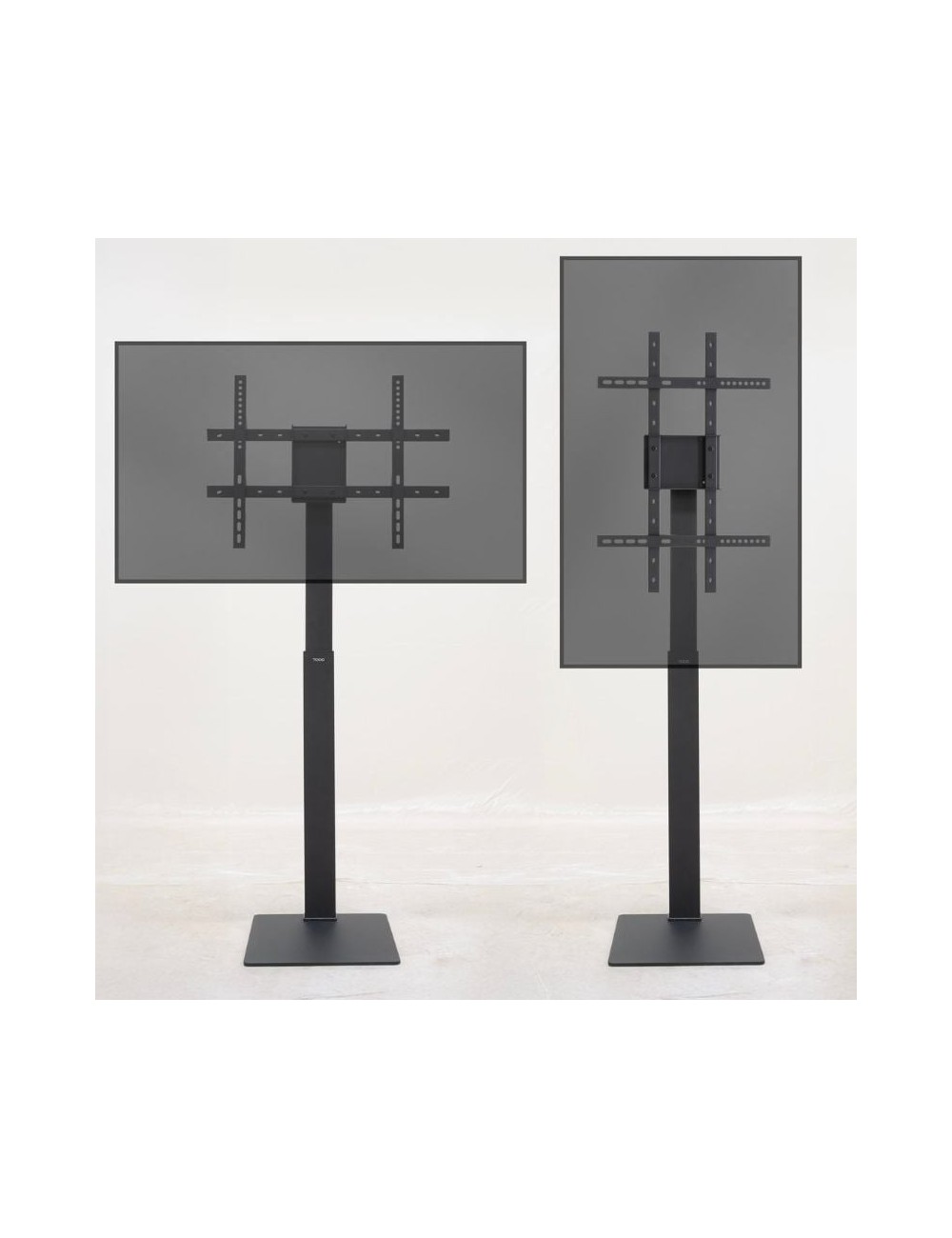 Soporte de Suelo Giratorio/Rotable TooQ FS2286M-B para TV 37-70'/ hasta 40kg