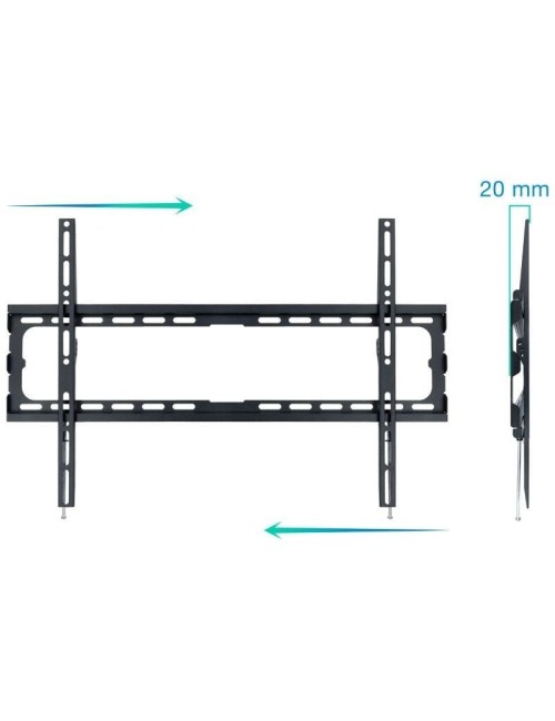 Soporte de Pared Fijo TooQ LP1080F-B para TV de 37-80'/ hasta 45kg
