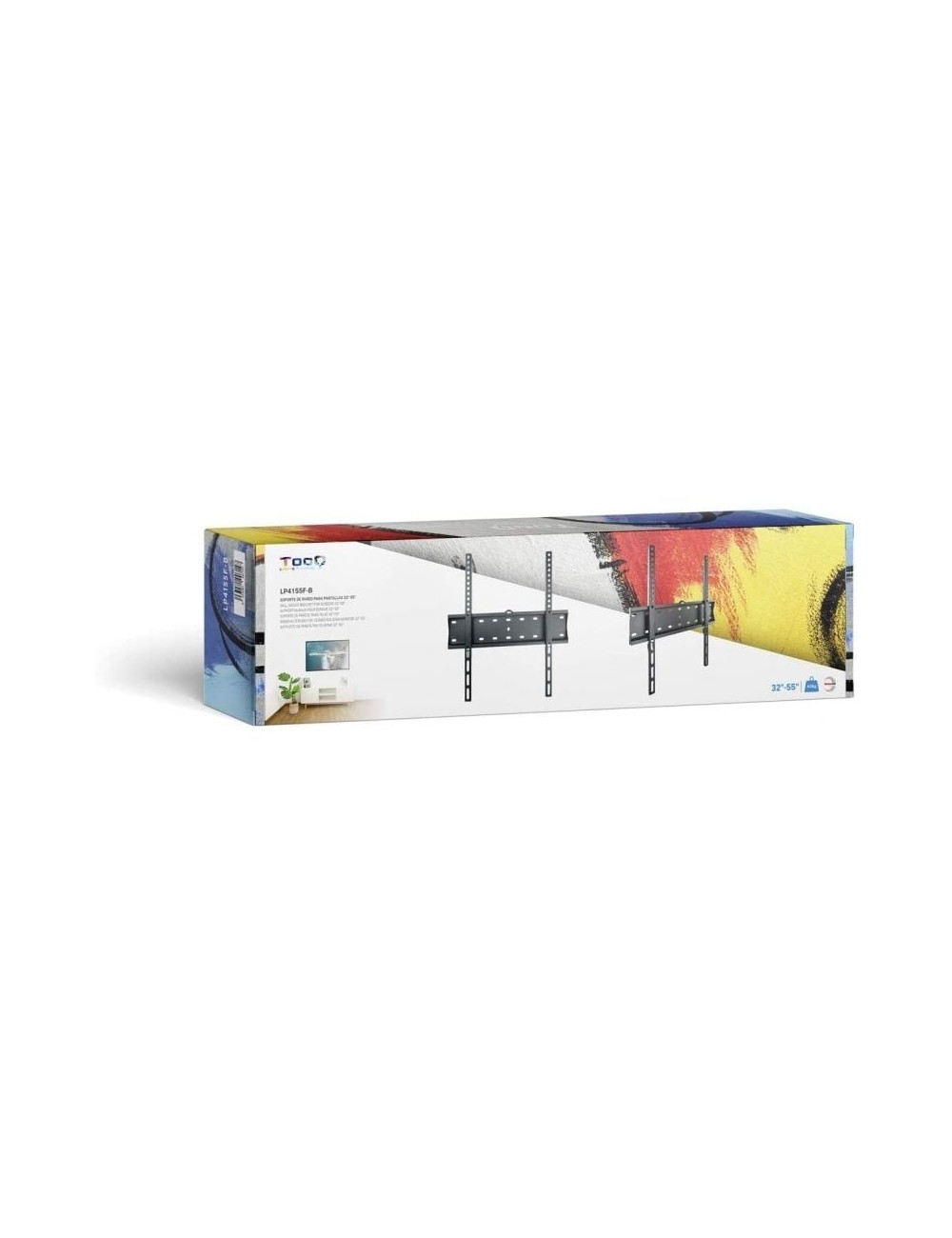 Soporte de Pared Fijo TooQ LP4155F-B para TV de 32-55'/ hasta 40kg