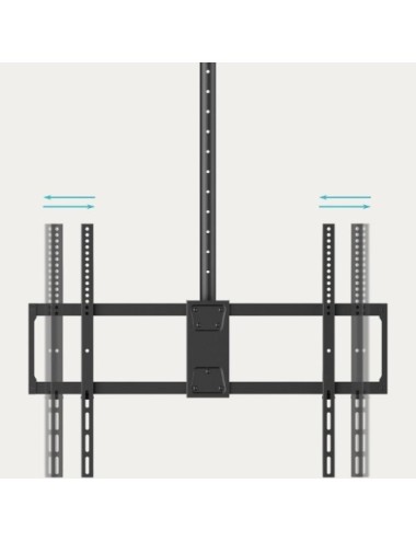 Soporte de Techo Giratorio/ Inclinable TooQ LPCE11100TSLI-B para TV de 50-100'/ hasta 80kg