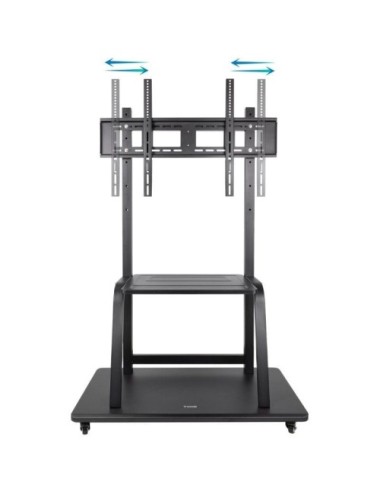 Soporte de Suelo Ajustable con Ruedas TooQ FS20101M-B para TV de 37-100'/ hasta 150kg