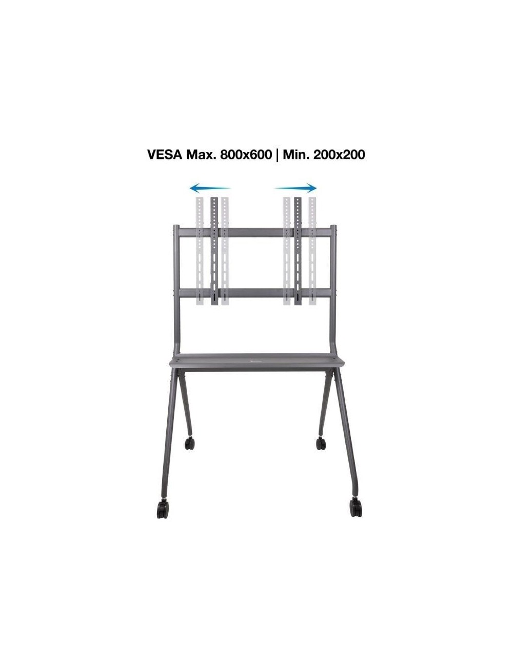 Soporte de Suelo con Ruedas TooQ FS20205M-B para TV de 50-86'/ hasta 120kg