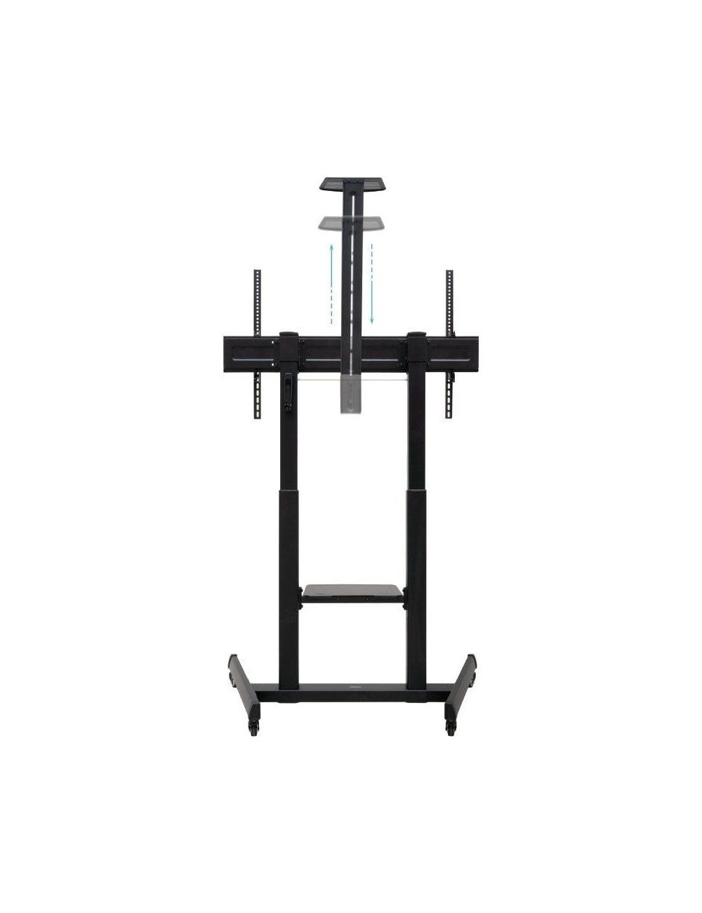 Soporte de Suelo Inclinable con Ruedas TooQ FS20406HM-B para TV de 60-100'/ hasta 120kg
