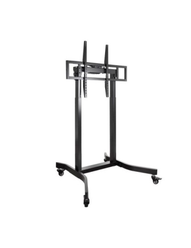 Soporte de Suelo Eléctrico con Ruedas TooQ FSM02-B para TV 55-100'/ hasta 120kg