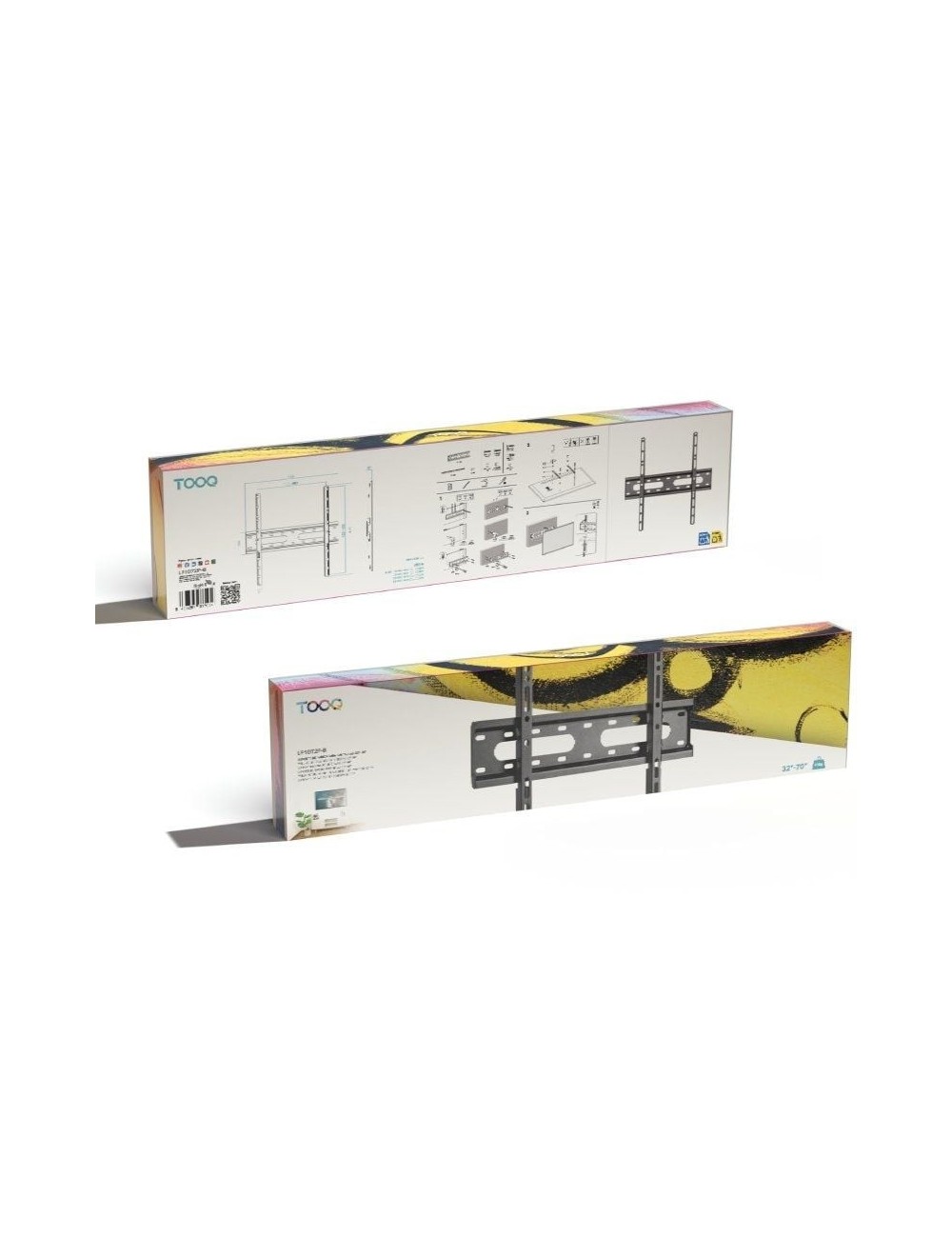Soporte de Pared Fijo TooQ LP1072F-B para TV de 32-70'/ hasta 45kg