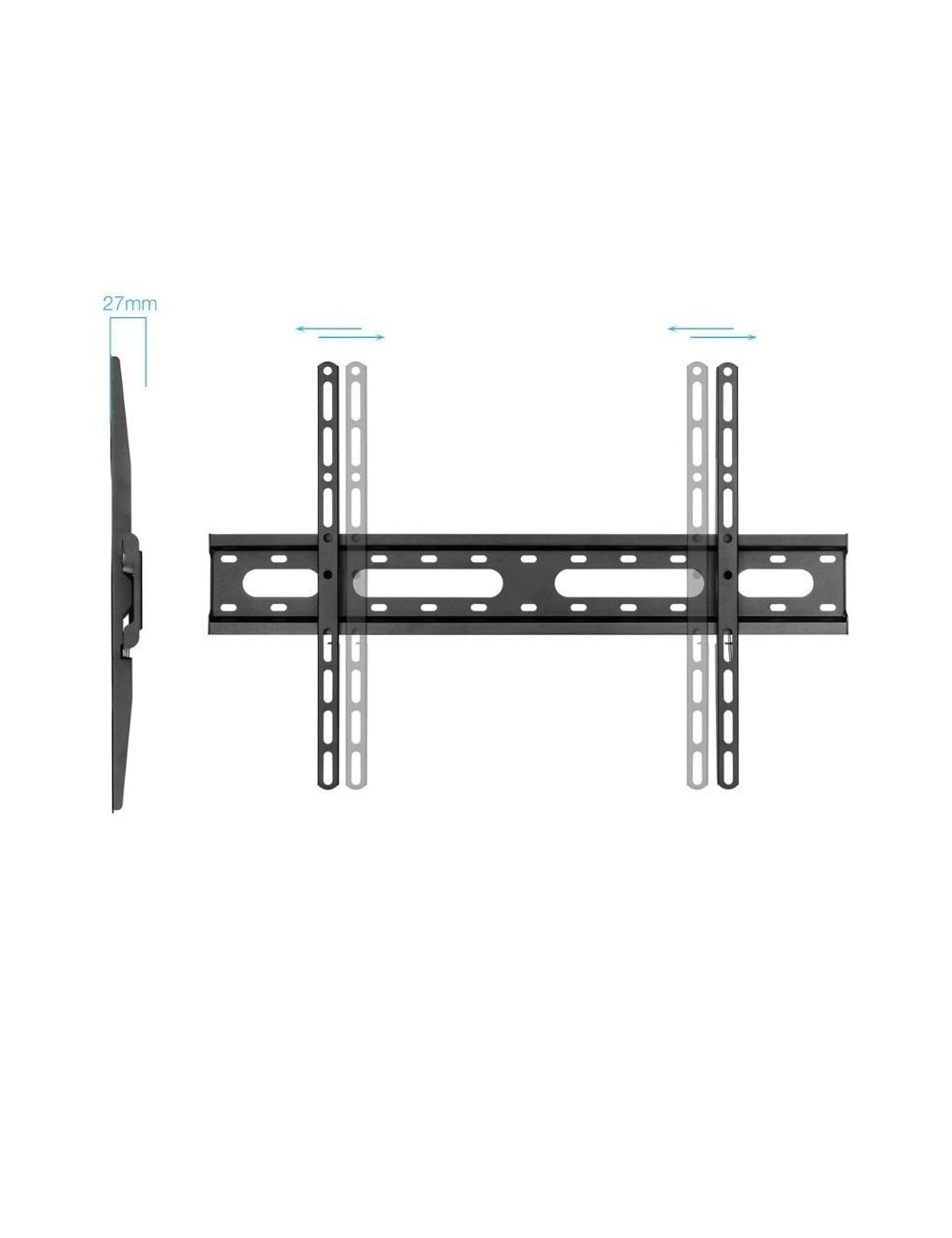 Soporte de Pared Inclinable TooQ LP1082F-B para TV de 37-80'/ hasta 45kg