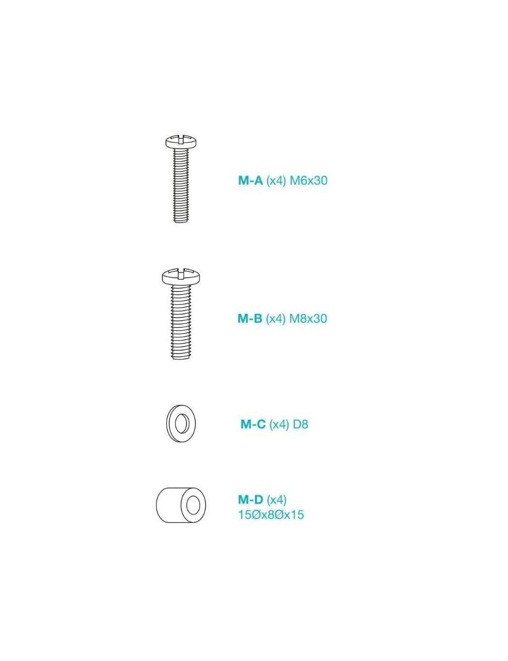 Soporte de Pared Inclinable TooQ LP1082F-B para TV de 37-80'/ hasta 45kg