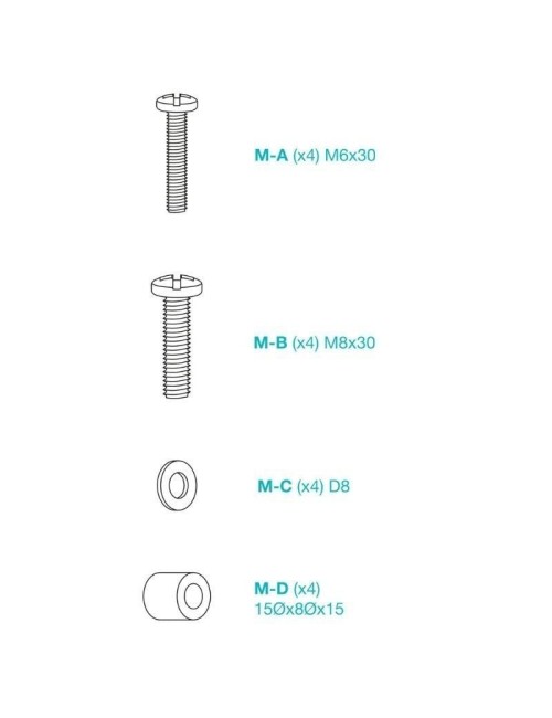Soporte de Pared Inclinable TooQ LP1082F-B para TV de 37-80'/ hasta 45kg