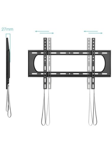 Soporte de Pared TooQ LP1084F-B para TV de 37-80'/ hasta 80kg