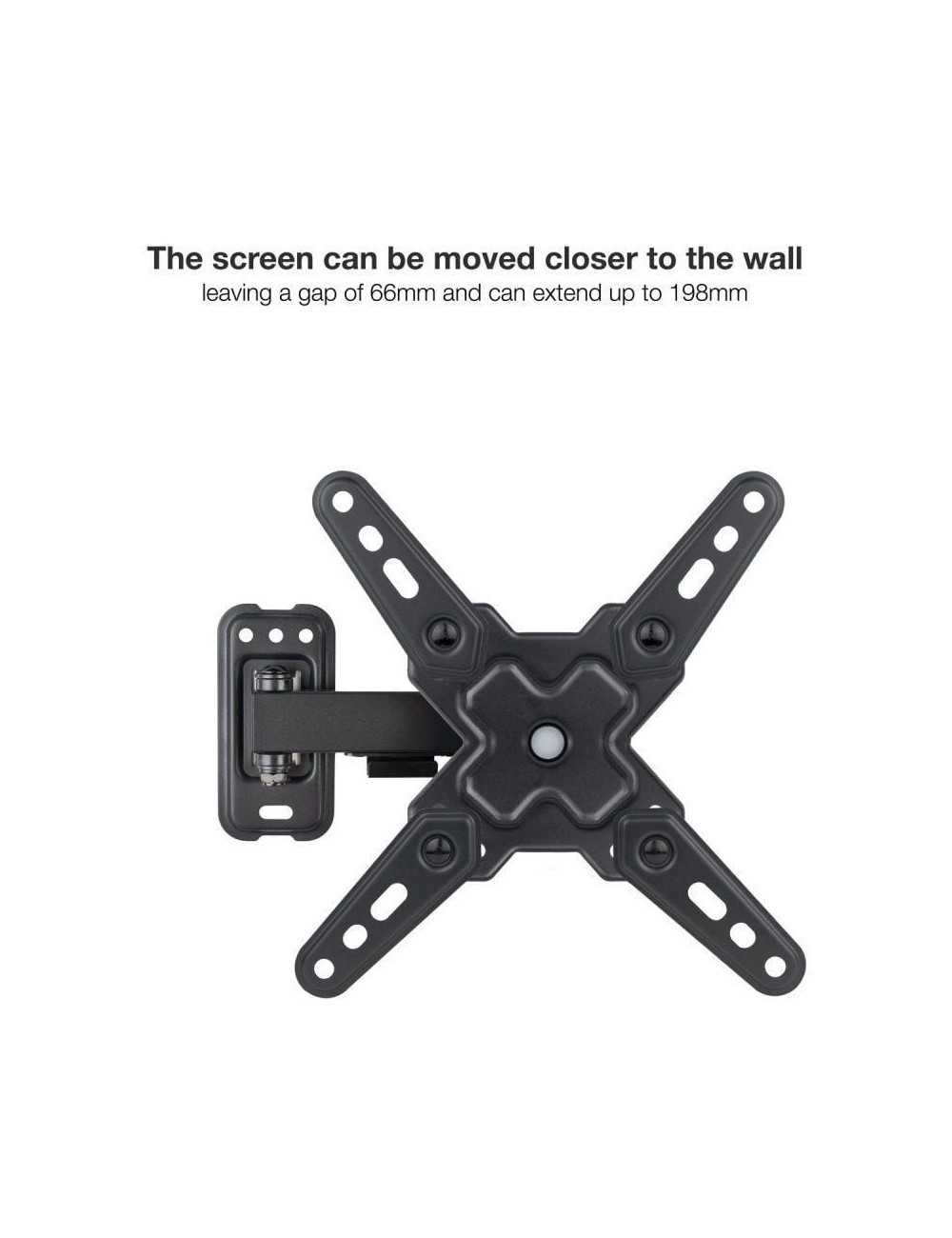 Soporte de Pared Extensible/ Giratorio/ Inclinable TooQ LP1343TN-B para TV de 13-43'/ hasta 20kg