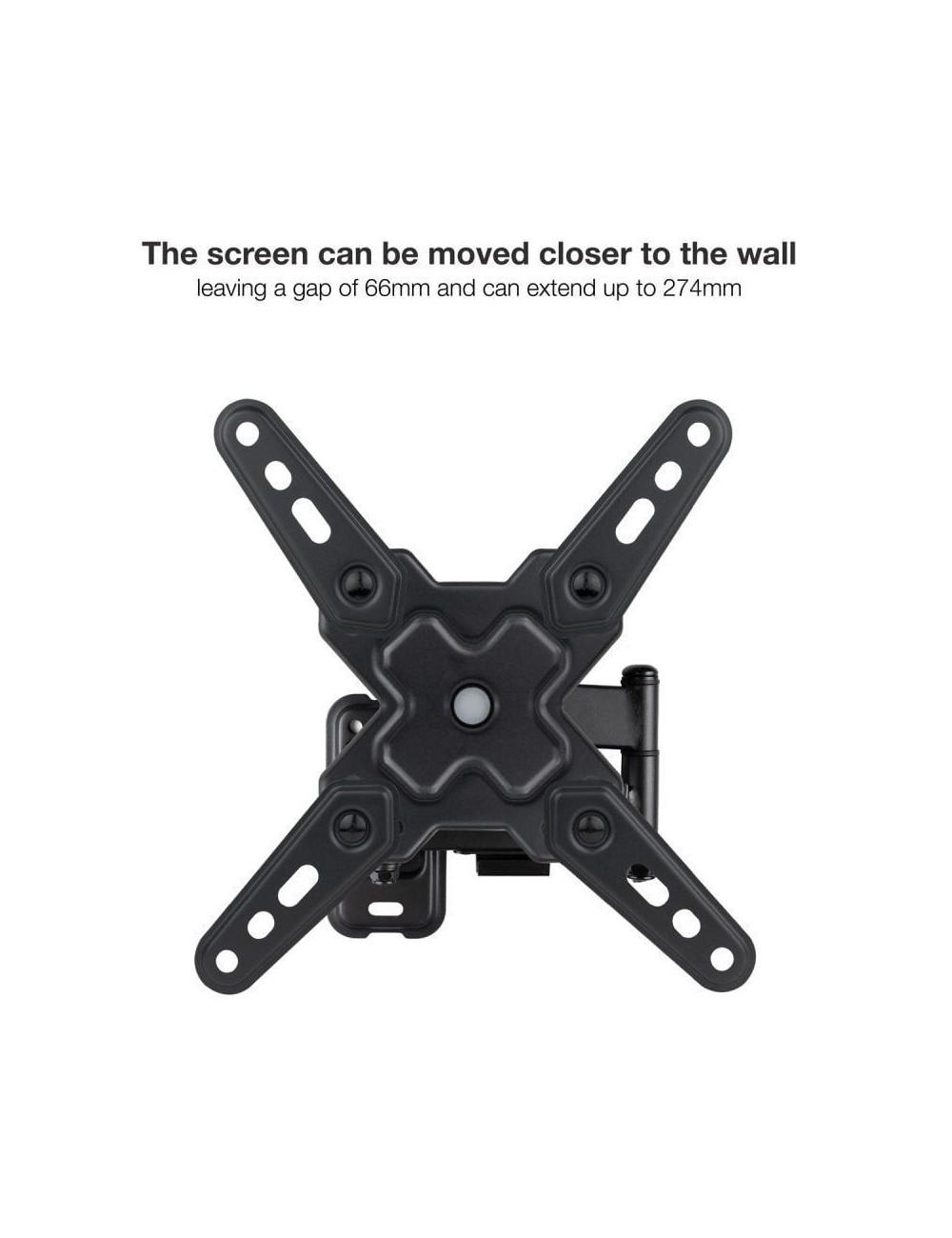 Soporte de Pared Extensible/ Giratorio/ Inclinable TooQ LP1344TN-B para TV de 13-43'/ hasta 20kg