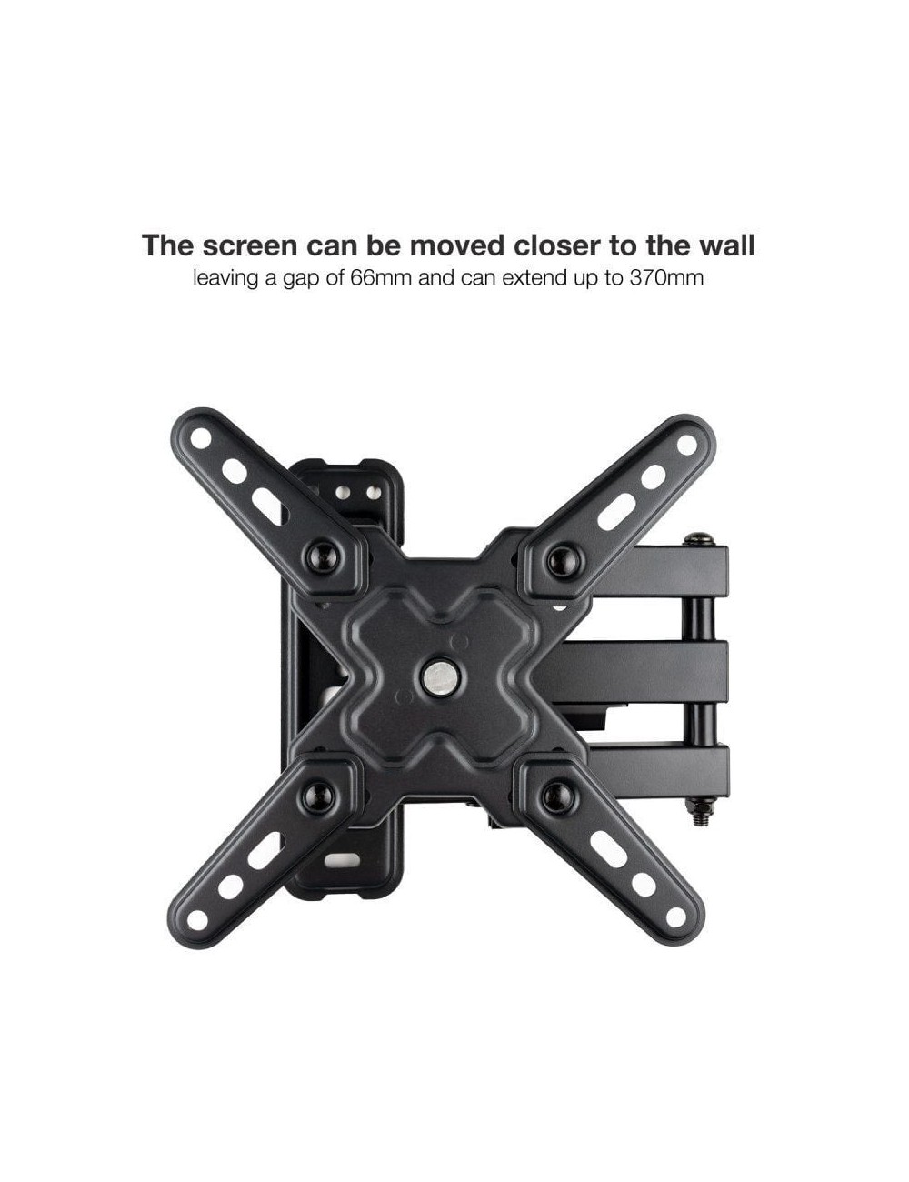 Soporte de Pared Extensible/ Giratorio/ Inclinable TooQ LP1345TN-B para TV de 13-43'/ hasta 20kg