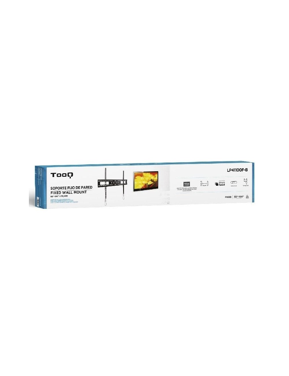 Soporte de Pared Fijo TooQ LP41100F-B para TV de 60-100'/ hasta 75kg