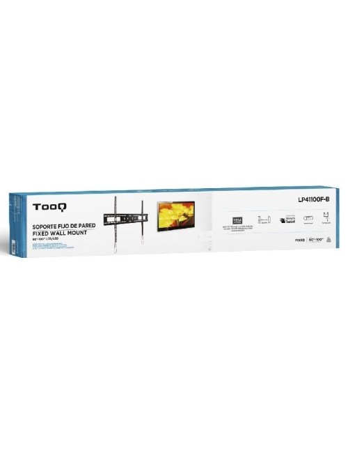 Soporte de Pared Fijo TooQ LP41100F-B para TV de 60-100'/ hasta 75kg