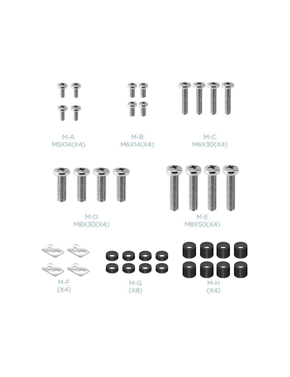 Soporte de Pared Fijo Inclinable TooQ LP42130T-B para TV de 60-100'/ hasta 130kg