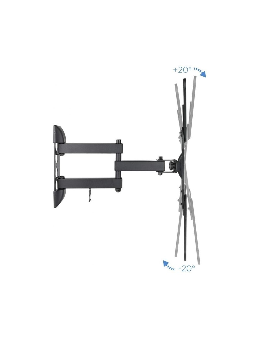 Soporte de Pared Orientable / Inclinable TooQ LP6055TN-B para TV de 23-55'/ hasta 30kg