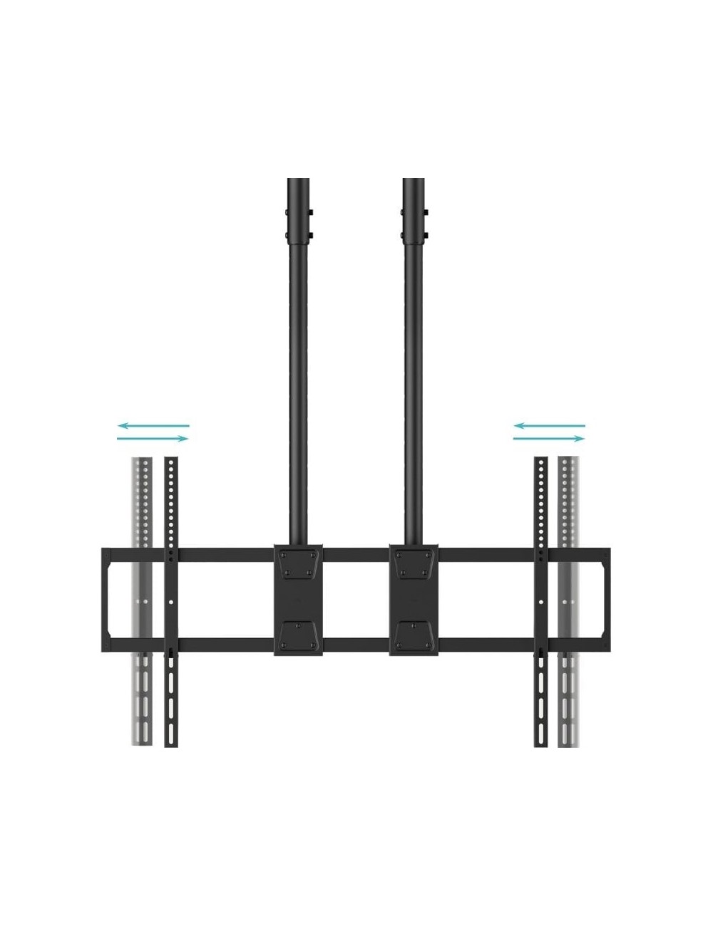 Soporte de Techo Extensible/ Inclinable TooQ LPCE11120TSLI-B para TV de 60-120'/ hasta 120kg